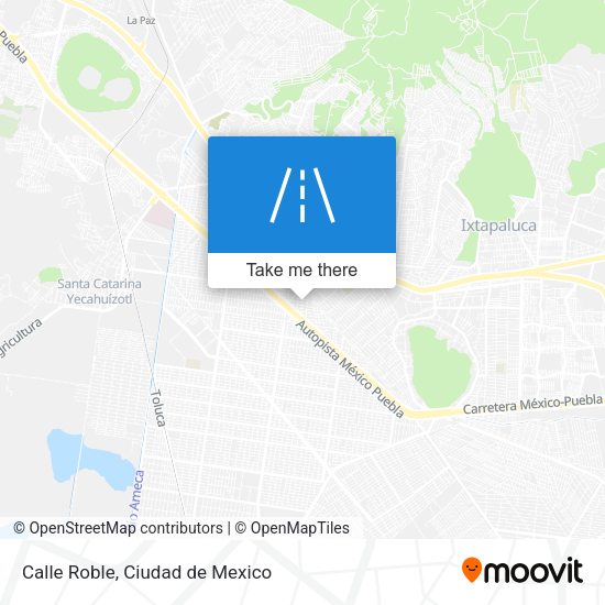 Mapa de Calle Roble