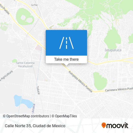 Mapa de Calle Norte 35