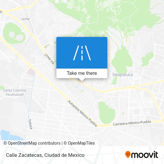 Calle Zacatecas map