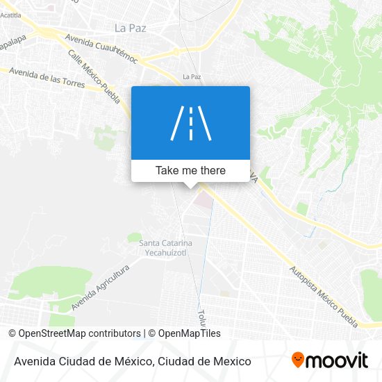 Avenida Ciudad de México map