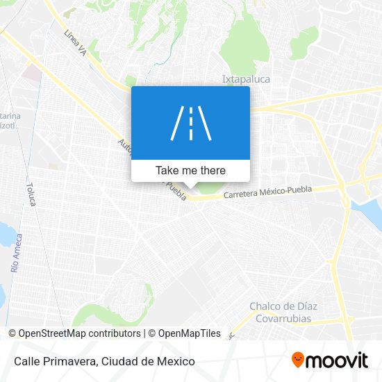 Calle Primavera map