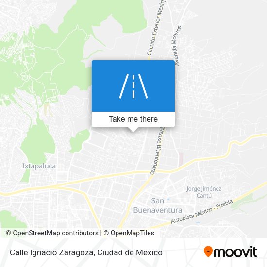 Calle Ignacio Zaragoza map