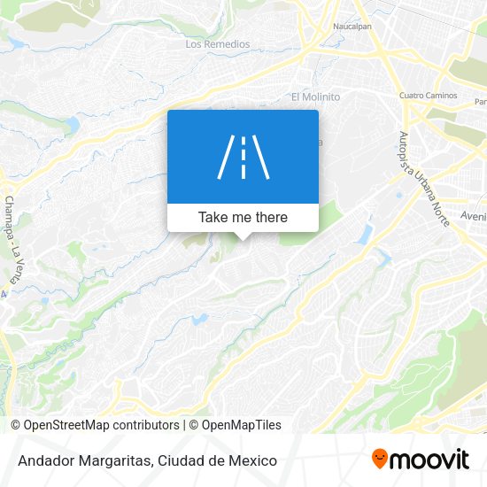 Andador Margaritas map
