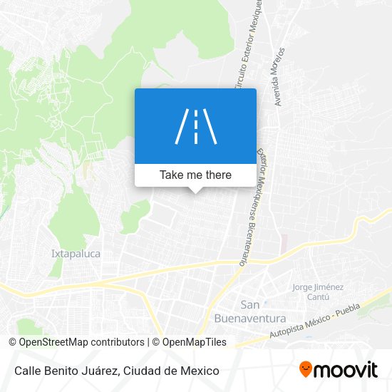 Mapa de Calle Benito Juárez