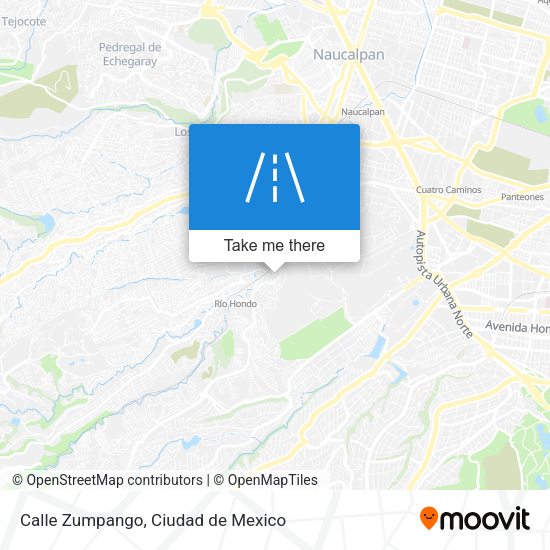 Calle Zumpango map