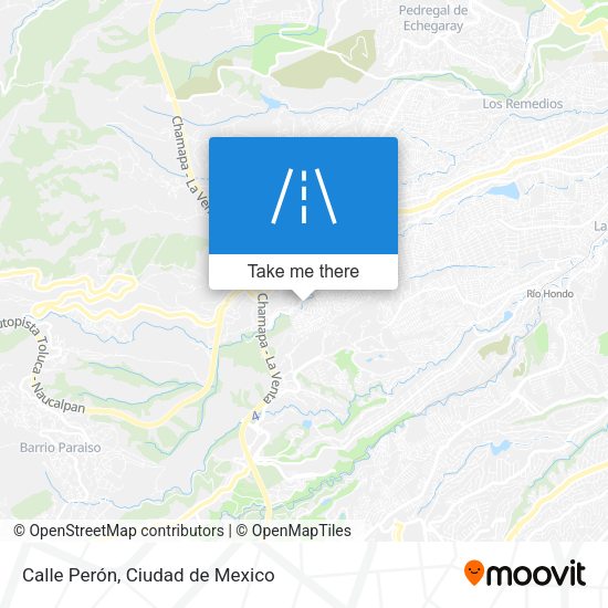 Mapa de Calle Perón
