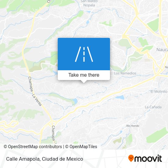 Mapa de Calle Amapola