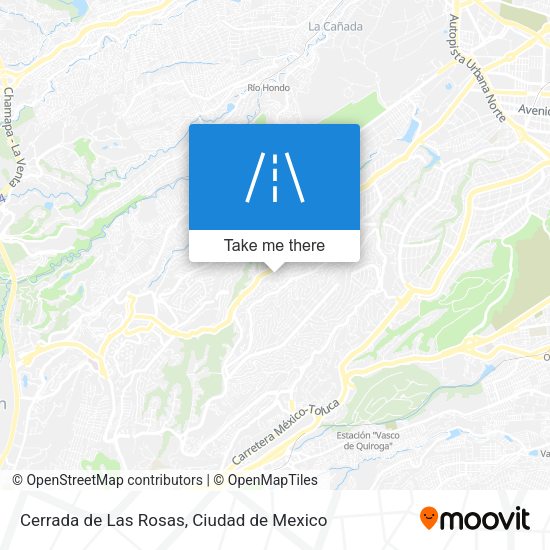 Cerrada de Las Rosas map