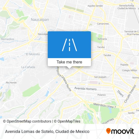 Mapa de Avenida Lomas de Sotelo