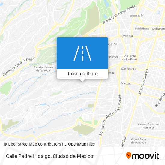 Mapa de Calle Padre Hidalgo