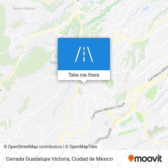 Mapa de Cerrada Guadalupe Victoria