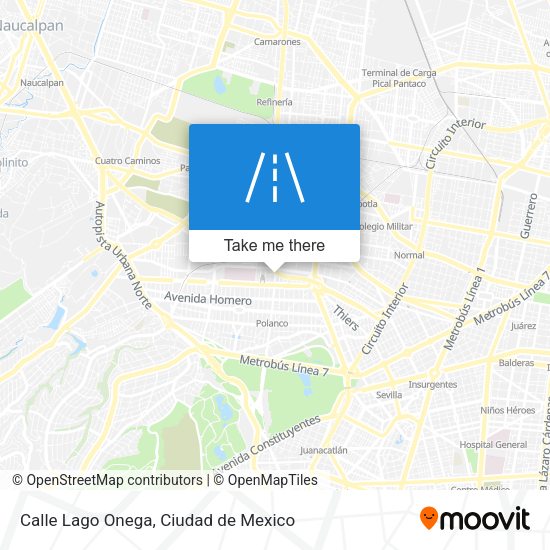 Mapa de Calle Lago Onega