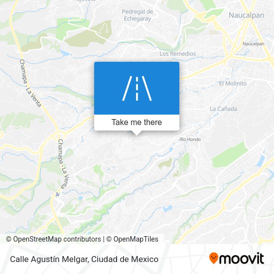 Mapa de Calle Agustín Melgar