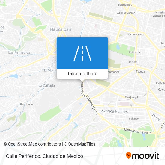 Calle Periférico map