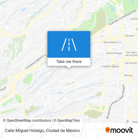 Mapa de Calle Miguel Hidalgo