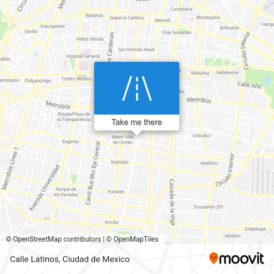 Mapa de Calle Latinos