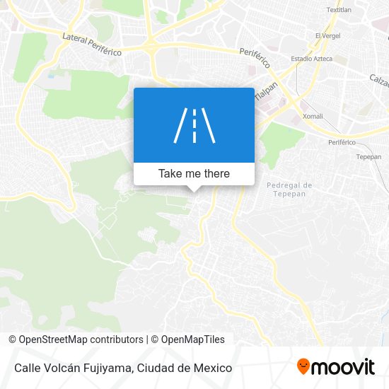 Mapa de Calle Volcán Fujiyama