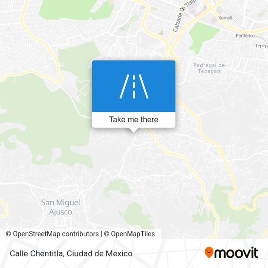 Calle Chentitla map