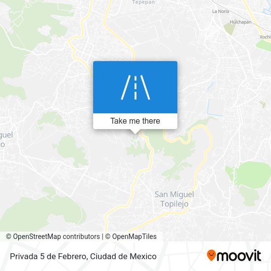 Mapa de Privada 5 de Febrero
