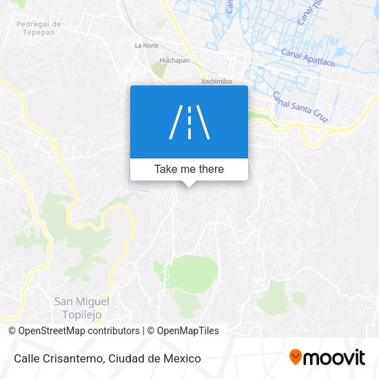 Calle Crisantemo map