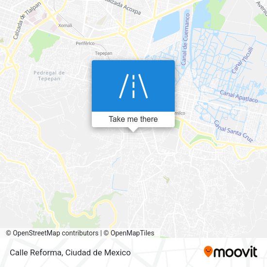 Calle Reforma map