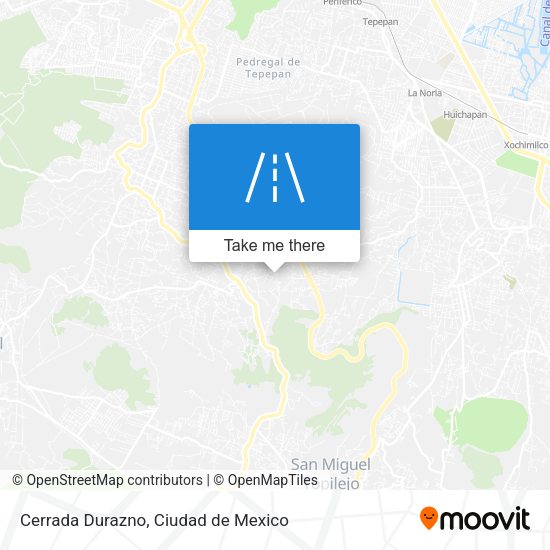 Cerrada Durazno map
