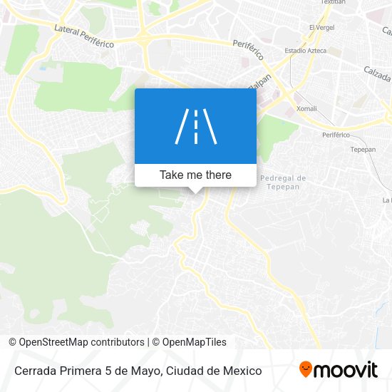 Cerrada Primera 5 de Mayo map