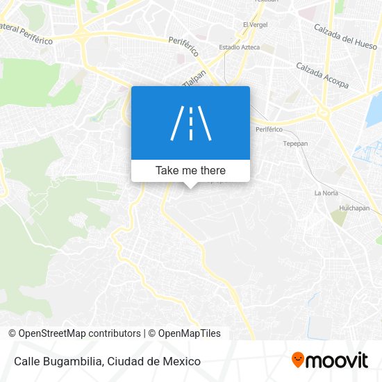 Mapa de Calle Bugambilia