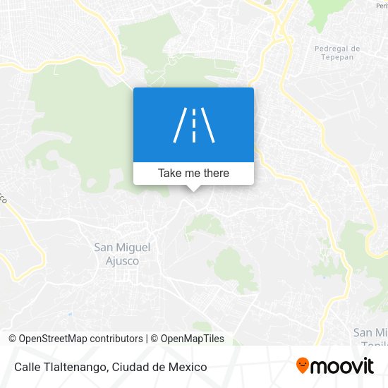Calle Tlaltenango map