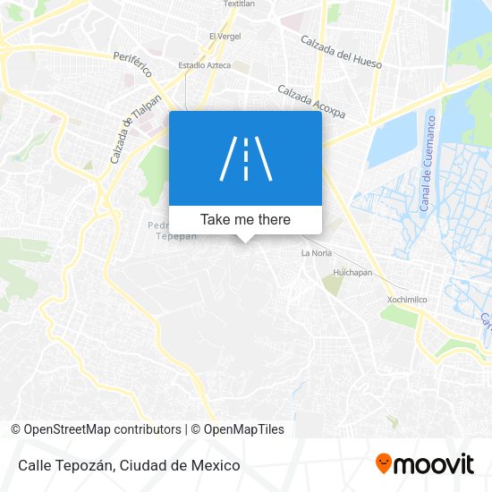 Calle Tepozán map
