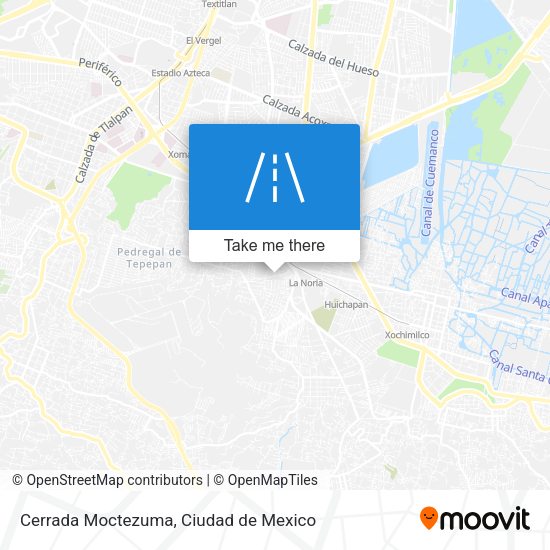 Mapa de Cerrada Moctezuma