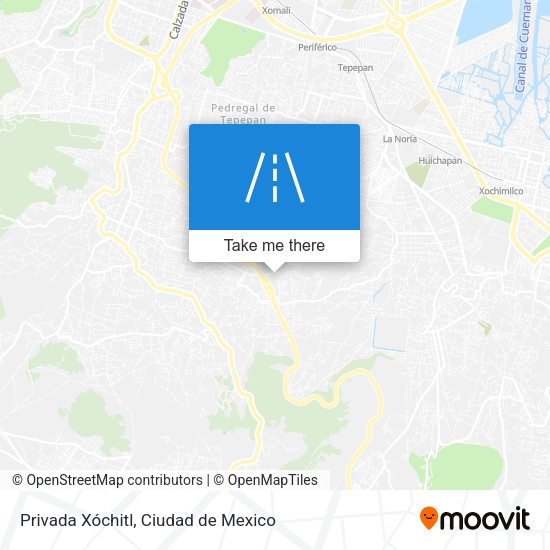 Privada Xóchitl map
