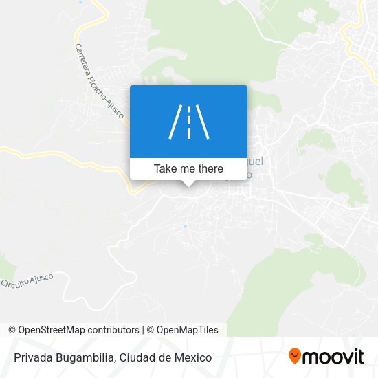 Privada Bugambilia map