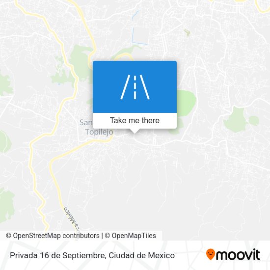 Mapa de Privada 16 de Septiembre