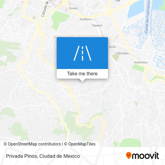 Privada Pinos map
