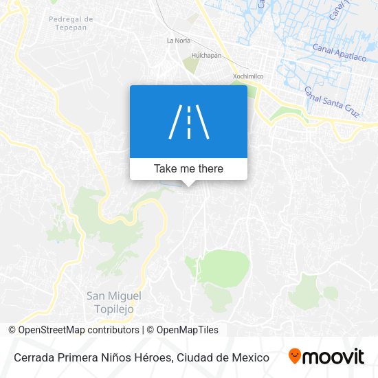 Cerrada Primera Niños Héroes map