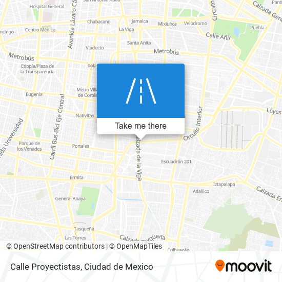 Calle Proyectistas map