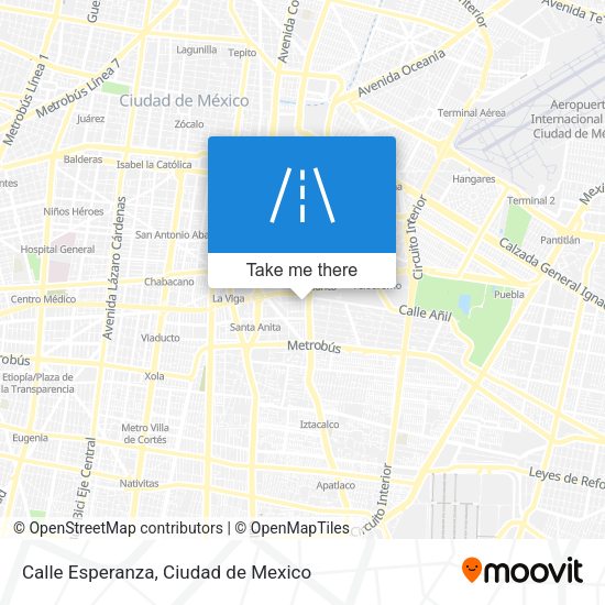 Calle Esperanza map