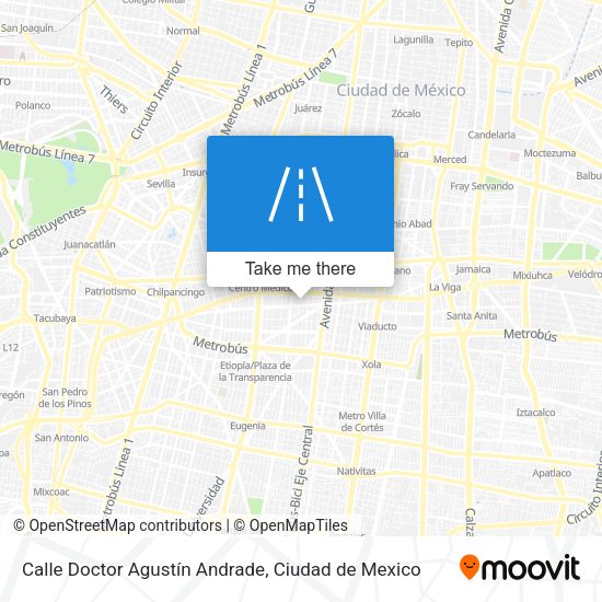 Calle Doctor Agustín Andrade map