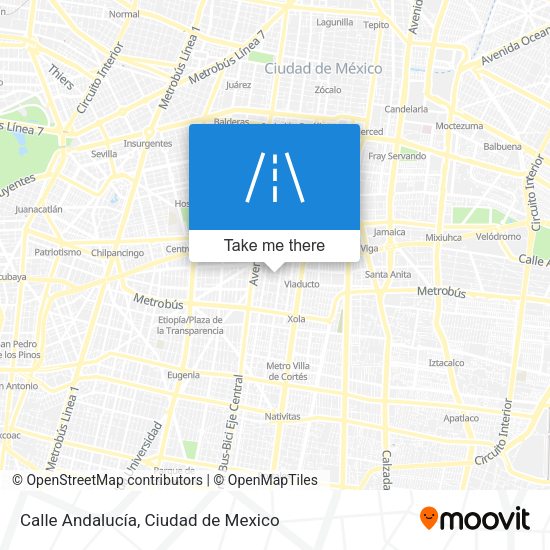 Calle Andalucía map