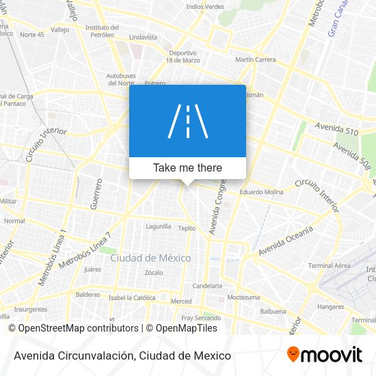Avenida Circunvalación map