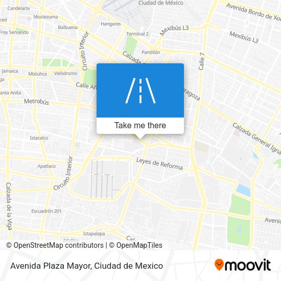 Avenida Plaza Mayor map