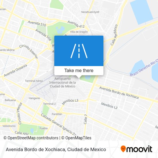 Avenida Bordo de Xochiaca map