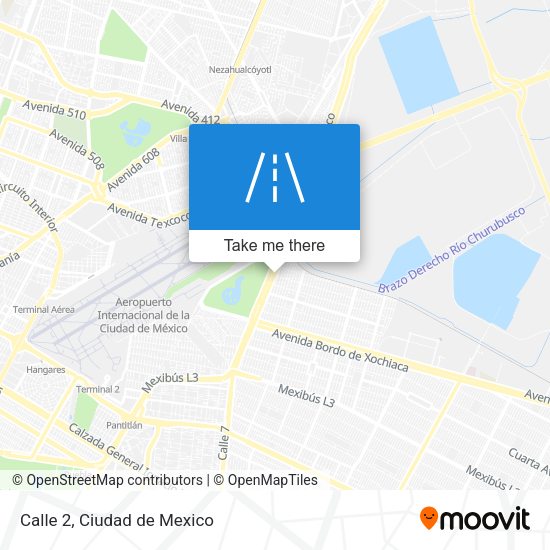 Calle 2 map