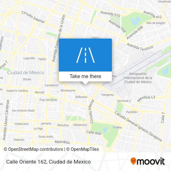 Calle Oriente 162 map