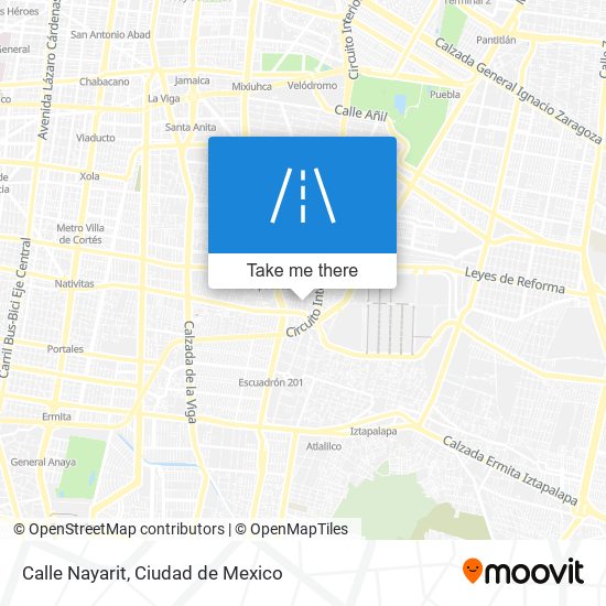 Calle Nayarit map