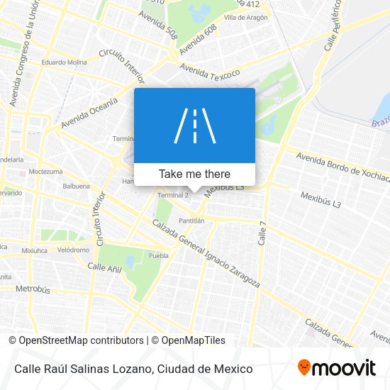 Calle Raúl Salinas Lozano map