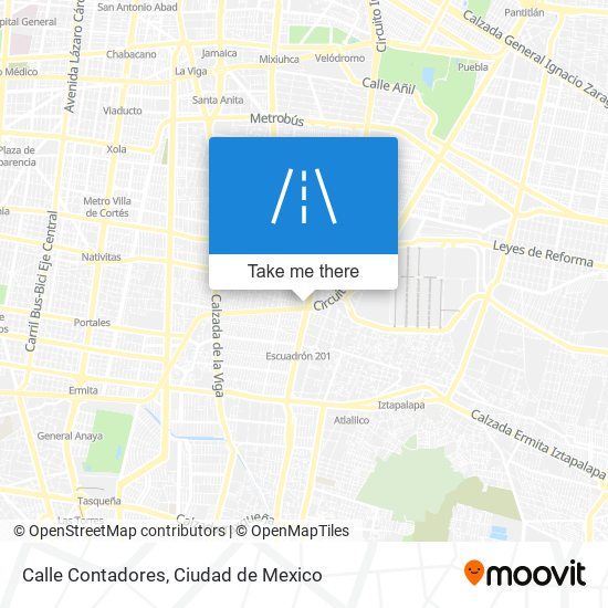 Calle Contadores map