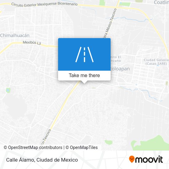 Calle Álamo map
