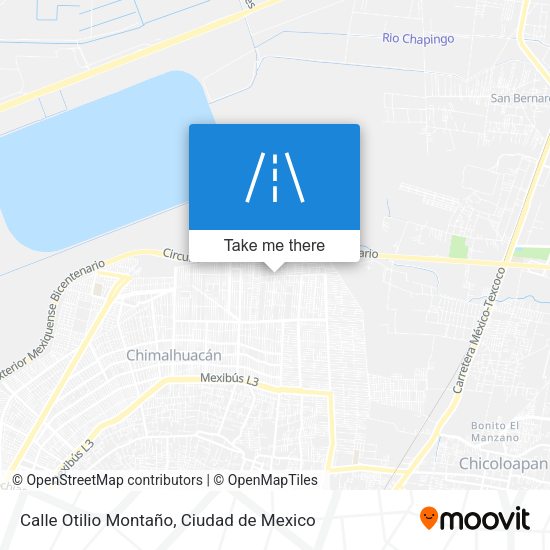 Mapa de Calle Otilio Montaño